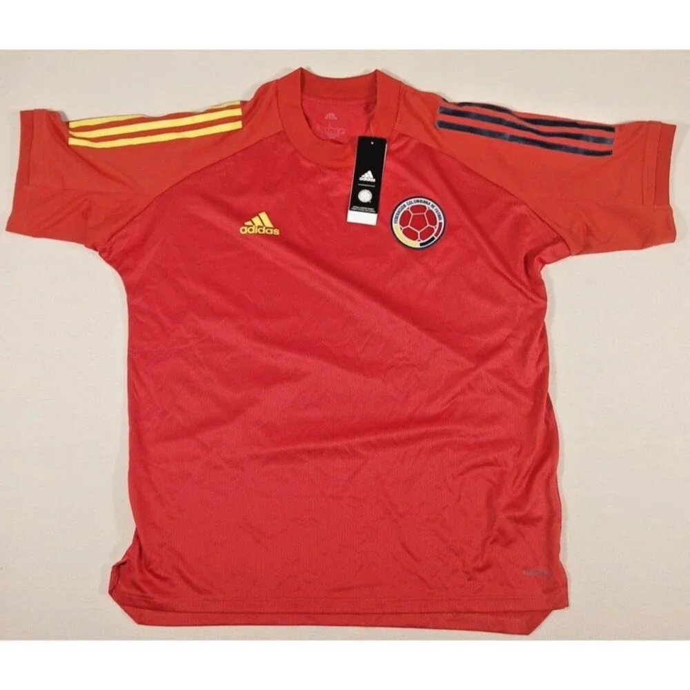 adidas Colombia National Team Jersey -  Mens Large Red